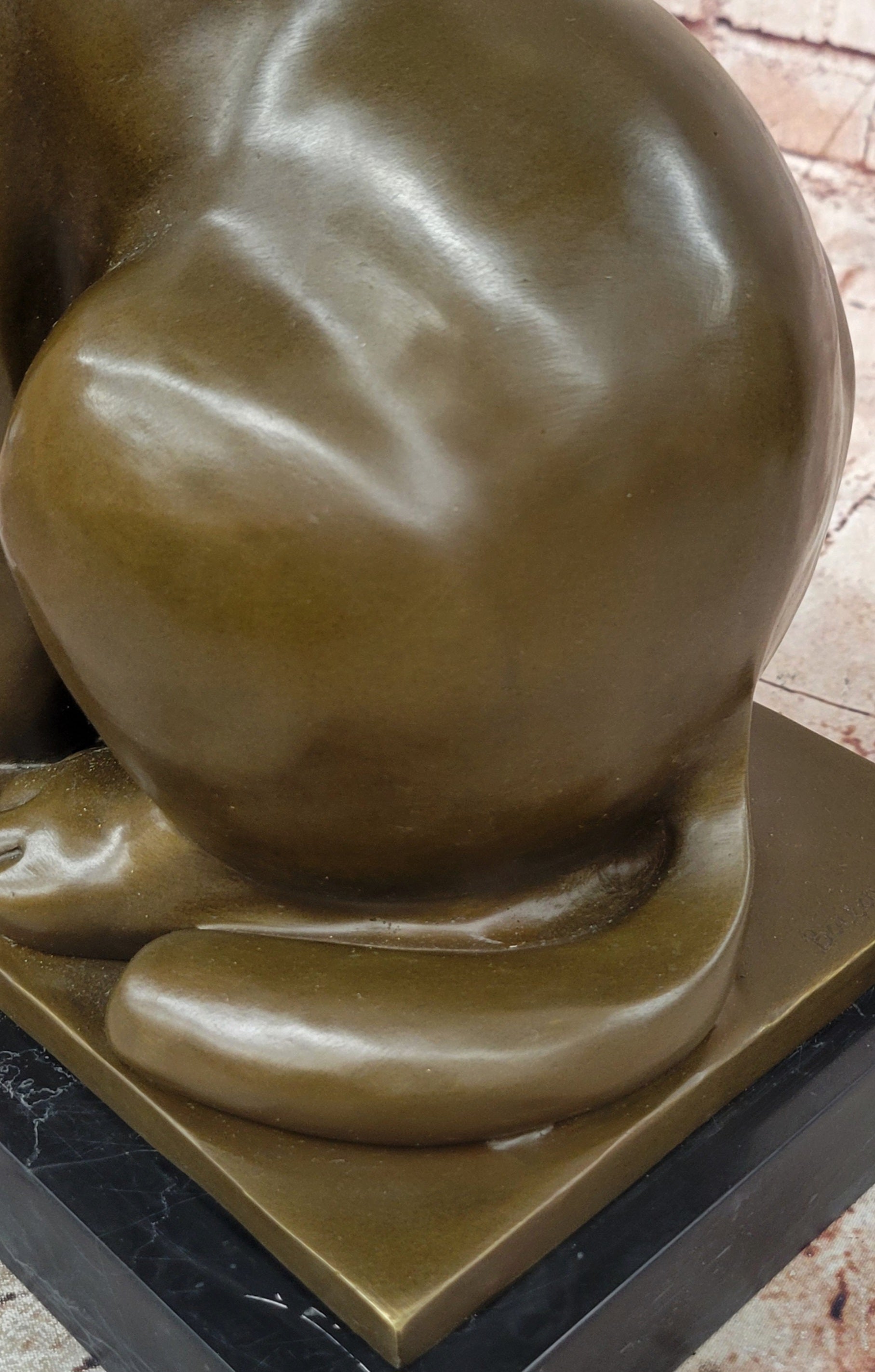 Fernando Botero Statue Large Fat Cat Bronze Signed Contemporary Figurine Figure