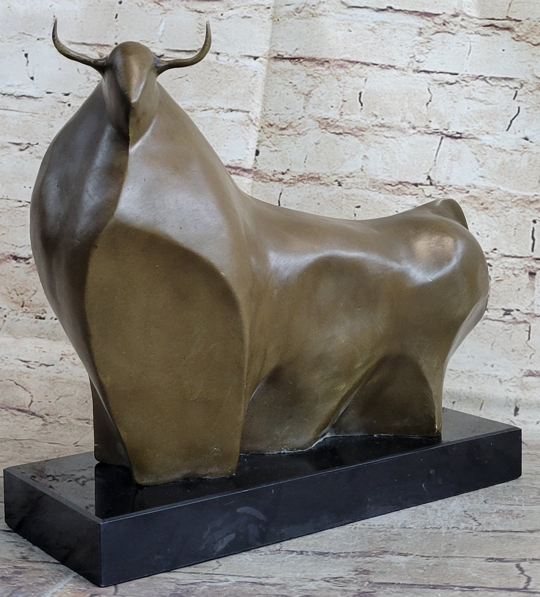 Modern Art Abstract Bull Bronze Figurine BOTERO Statue Sculpture Figurine Figure