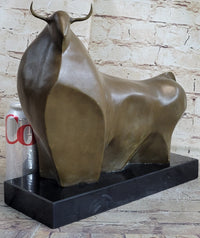 Modern Art Abstract Bull Bronze Figurine BOTERO Statue Sculpture Figurine Figure