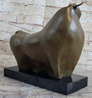 Modern Art Abstract Bull Bronze Figurine BOTERO Statue Sculpture Figurine Figure
