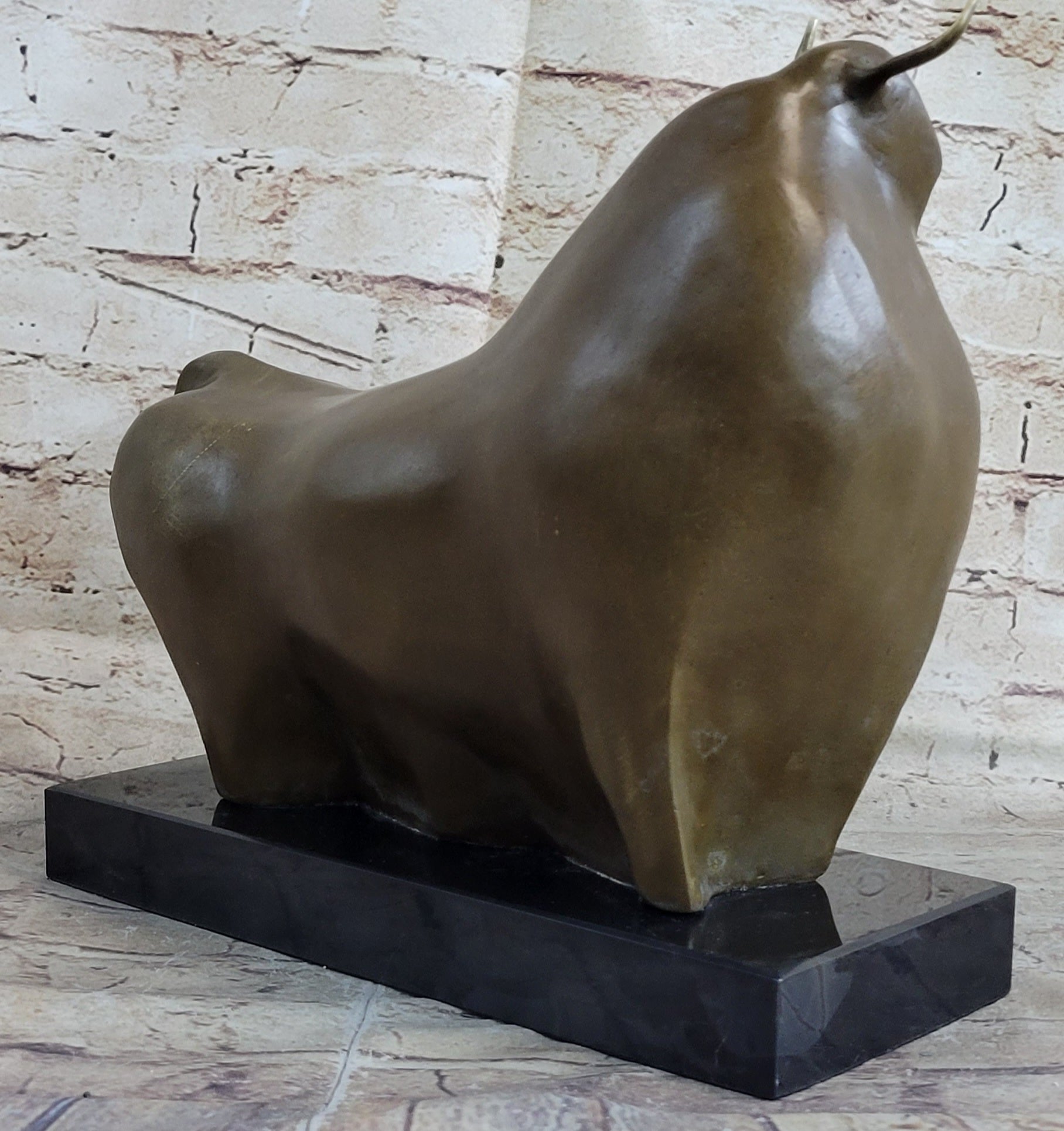 Modern Art Abstract Bull Bronze Figurine BOTERO Statue Sculpture Figurine Figure