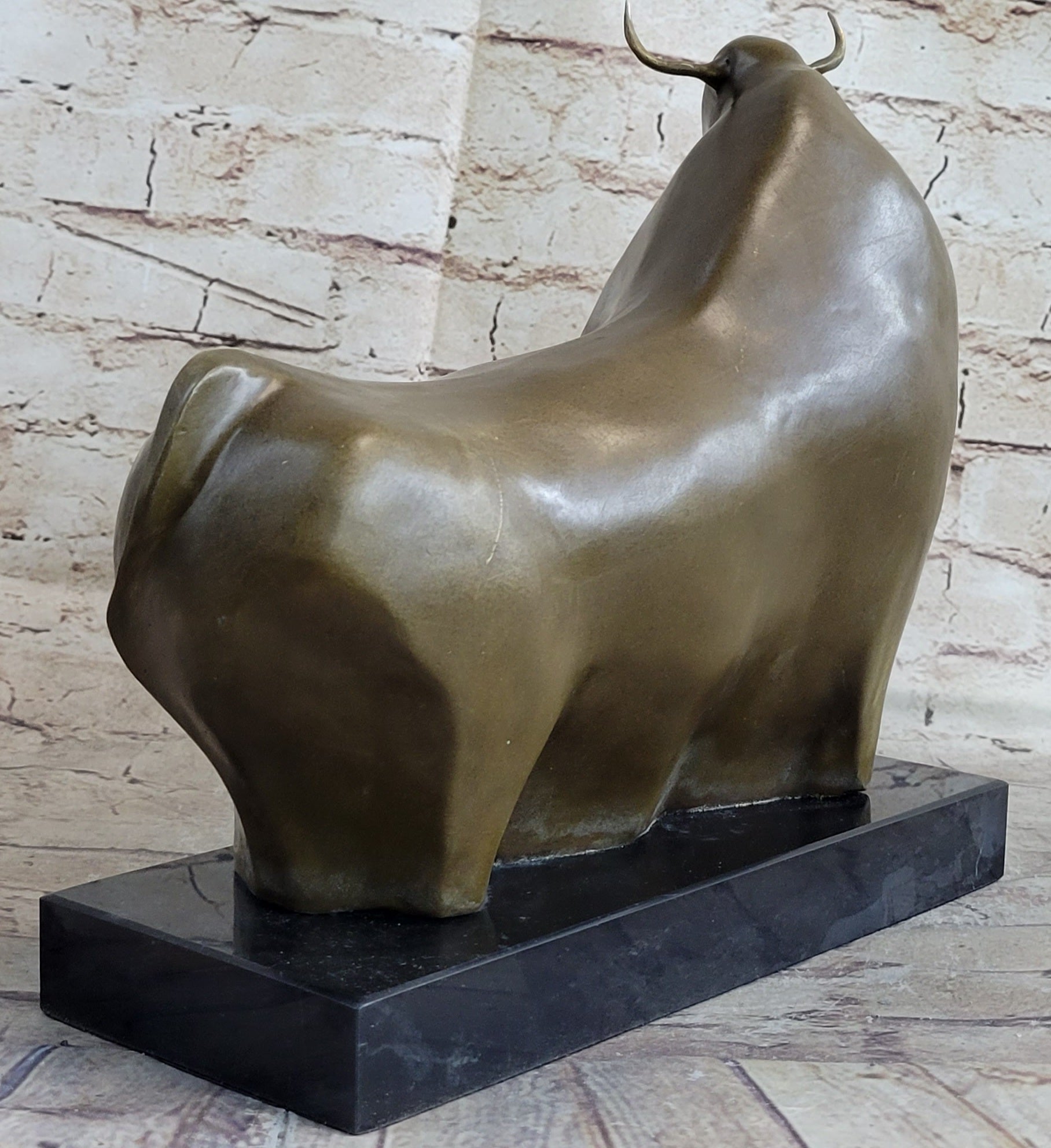 Modern Art Abstract Bull Bronze Figurine BOTERO Statue Sculpture Figurine Figure