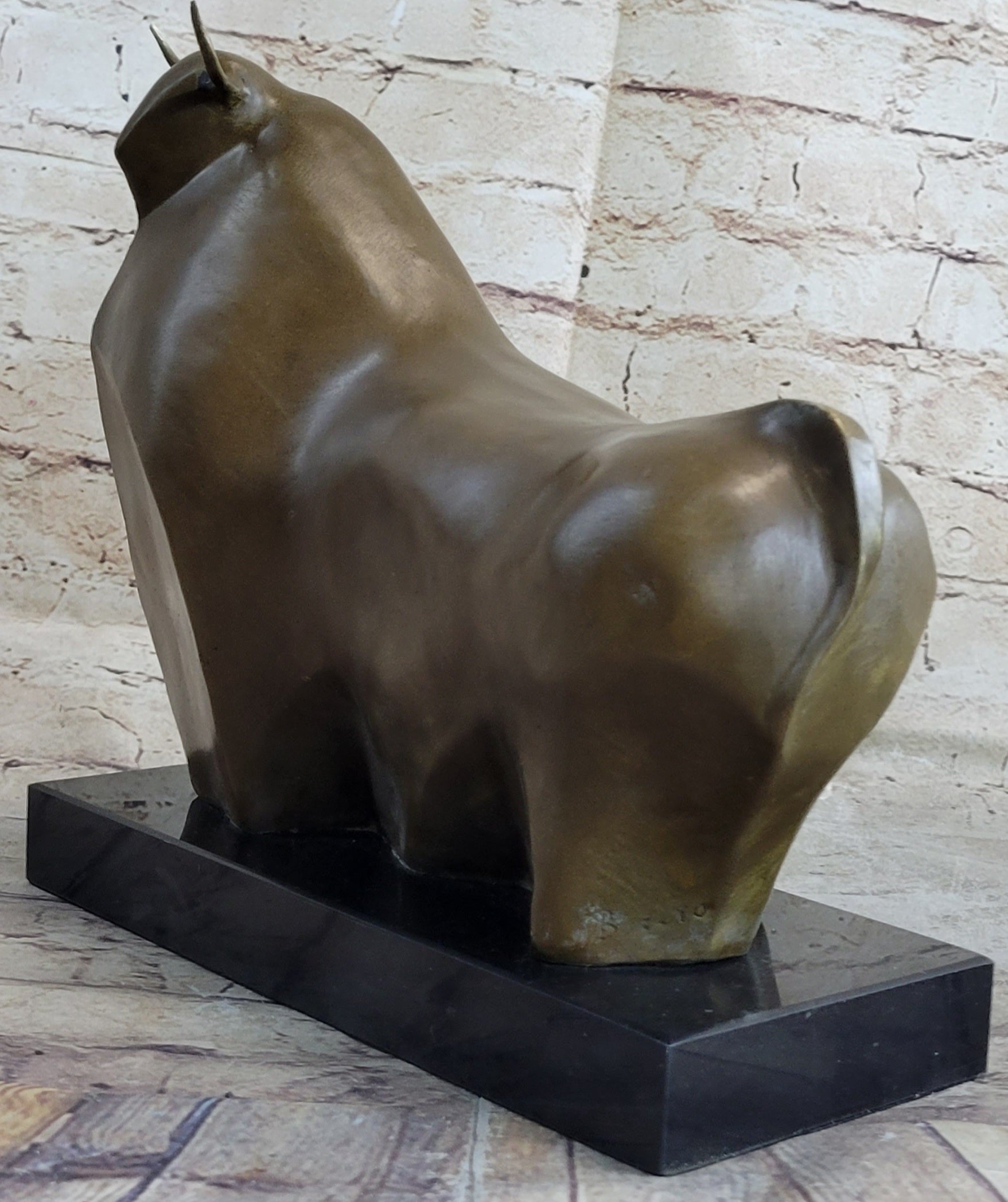 Modern Art Abstract Bull Bronze Figurine BOTERO Statue Sculpture Figurine Figure