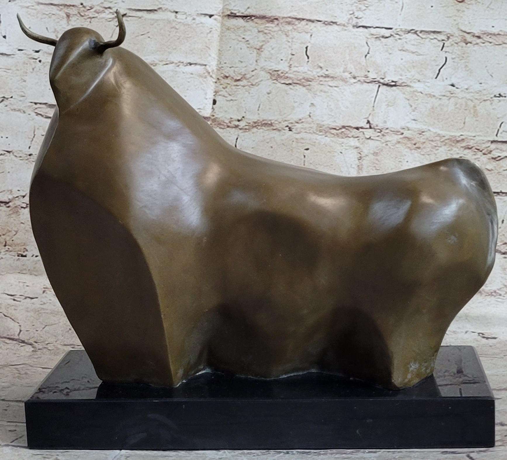 Modern Art Abstract Bull Bronze Figurine BOTERO Statue Sculpture Figurine Figure