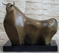 Modern Art Abstract Bull Bronze Figurine BOTERO Statue Sculpture Figurine Figure