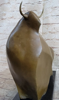 Modern Art Abstract Bull Bronze Figurine BOTERO Statue Sculpture Figurine Figure