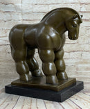Modern Art Roman Horse Bronze Figurine by BOTERO Statue Sculpture Figurine Decor