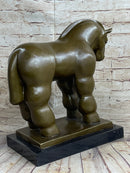 Modern Art Roman Horse Bronze Figurine by BOTERO Statue Sculpture Figurine Decor