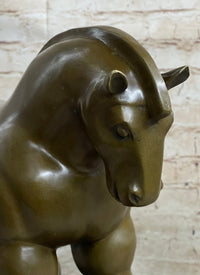Modern Art Roman Horse Bronze Figurine by BOTERO Statue Sculpture Figurine Decor
