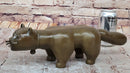 Large Botero Cat Gato Feline Bronze Sculpture