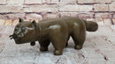 Large Botero Cat Gato Feline Bronze Sculpture