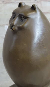 Botero Bronze Hot Cast Cat Sculpture Figure Sale