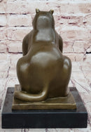 Fat Cat Gato Bronze Sculpture Modern Art by Fernando Botero