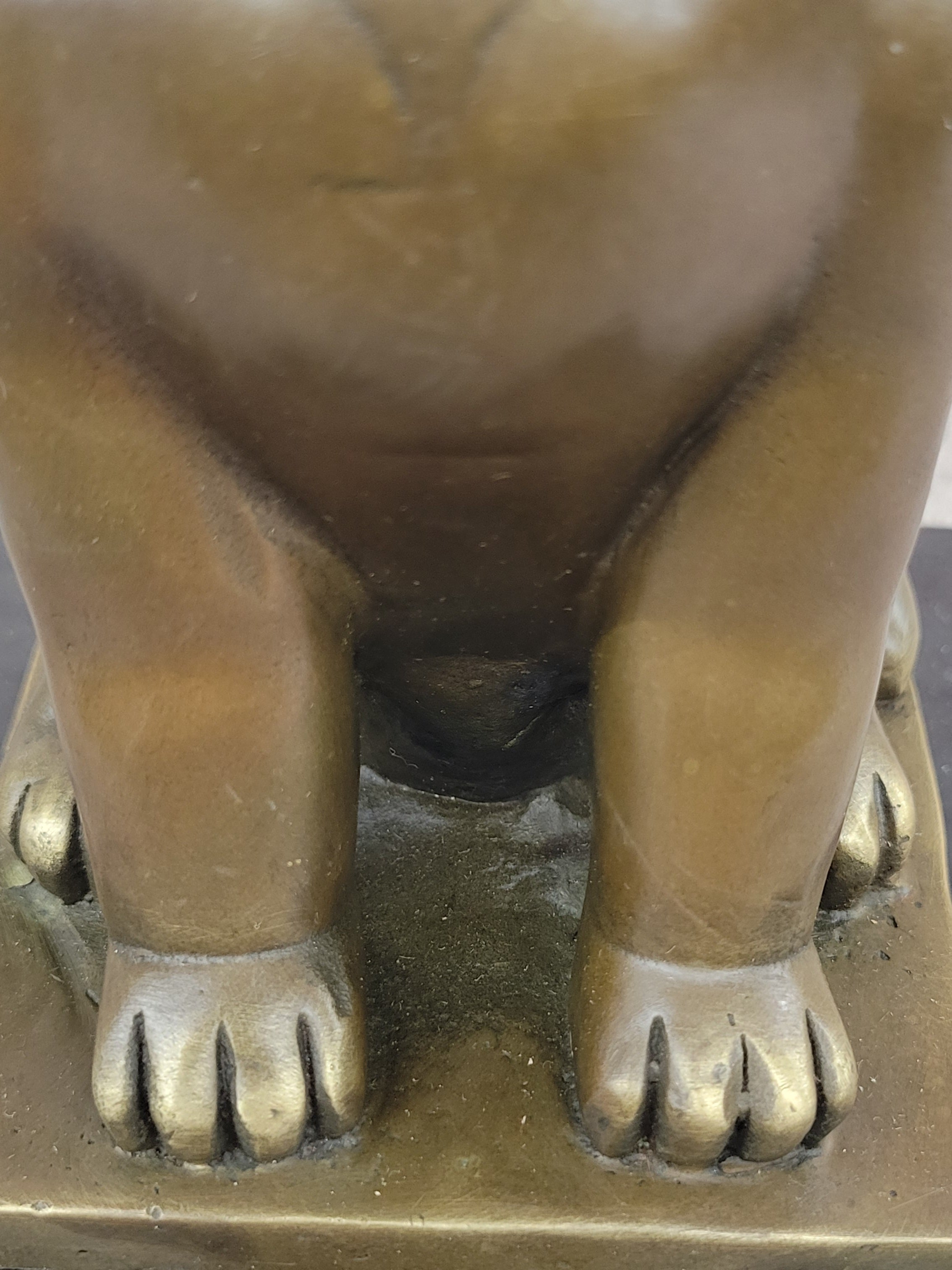 Fat Cat Gato Bronze Sculpture Modern Art by Fernando Botero