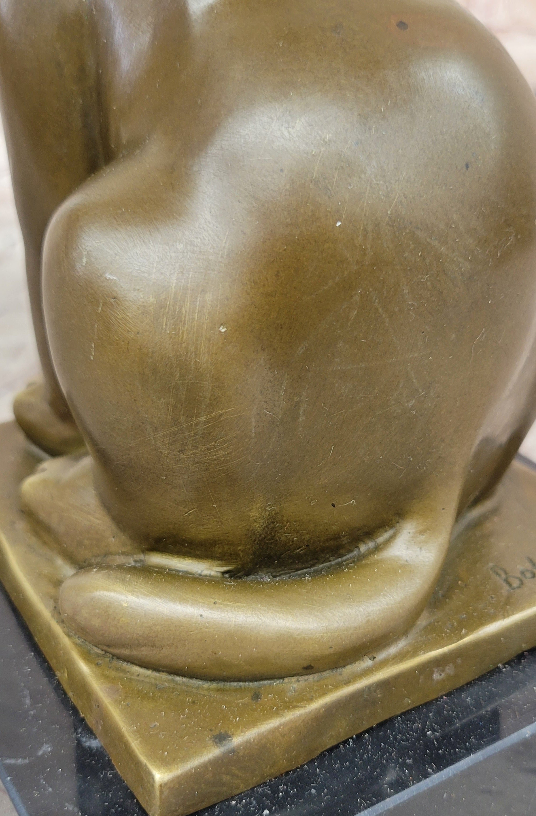 Fat Cat Gato Bronze Sculpture Modern Art by Fernando Botero