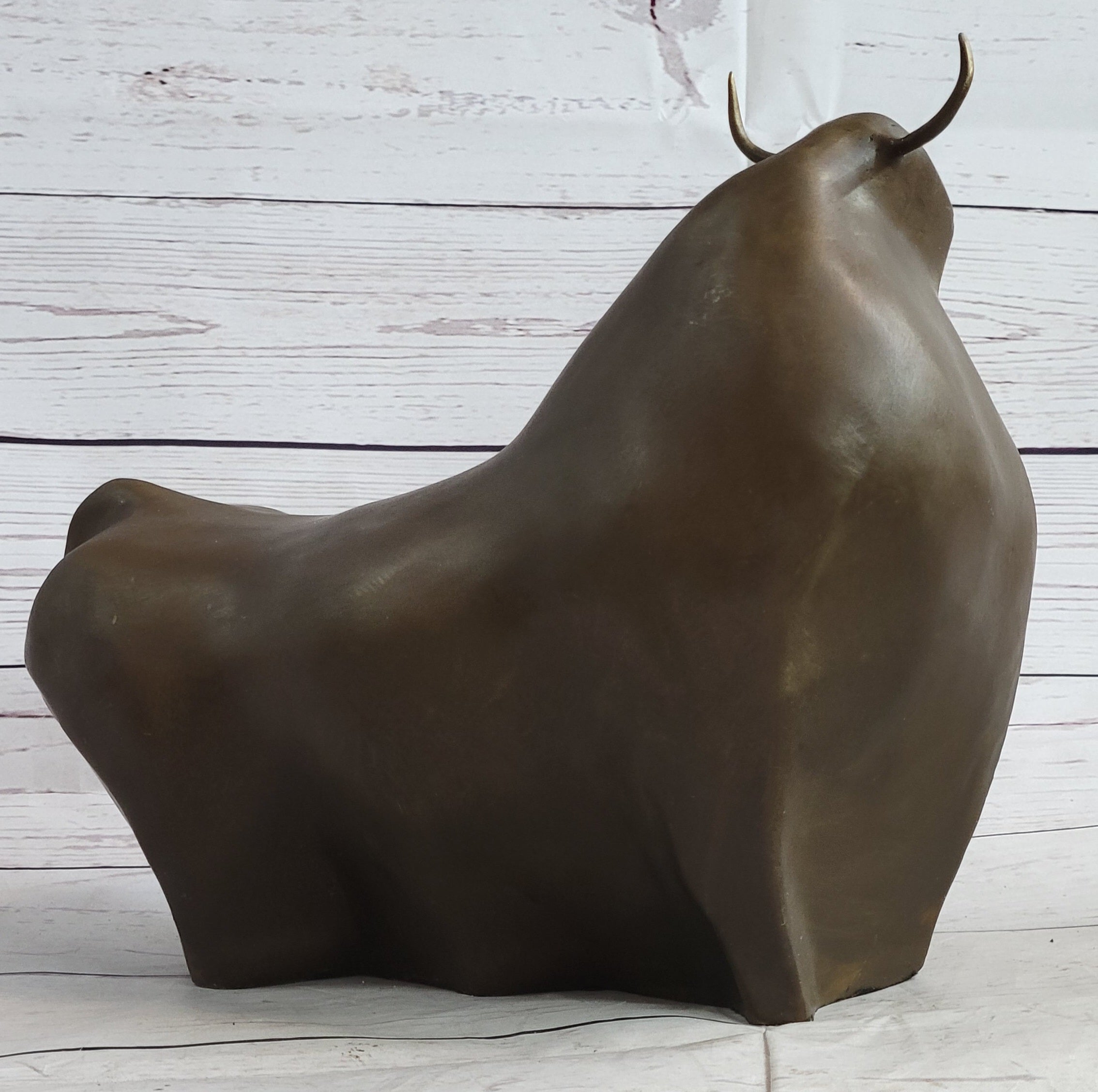 Modern Art Abstract Bull Bronze Figurine BOTERO Statue Sculpture Figurine Figure