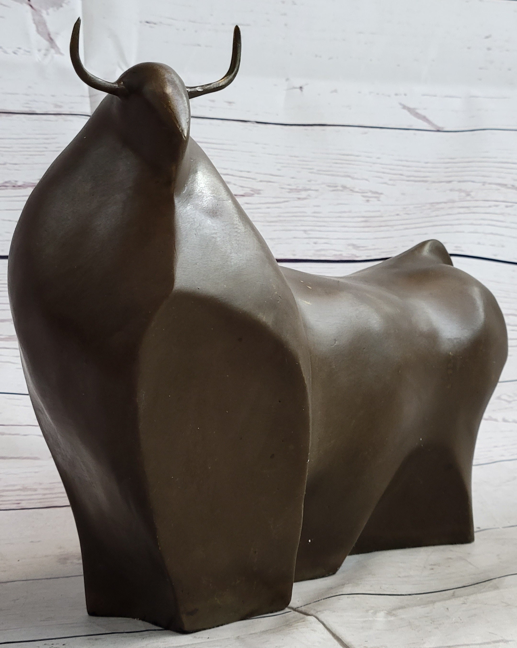 Modern Art Abstract Bull Bronze Figurine BOTERO Statue Sculpture Figurine Figure