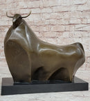Abstract Bronze Metal Spanish Bull Sculpture Fernando Botero