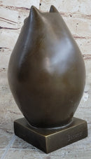 Fat Cat Abstract Bronze Modern Art Sculpture Fernando Botero