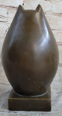 Fat Cat Abstract Bronze Modern Art Sculpture Fernando Botero