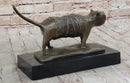Fernando Botero Skinny Cat Bronze Abstract Modern Art 7" x 11"