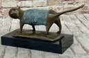 Abstract Cat Bronze Metal Sculpture After Fernando Botero