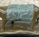 Abstract Cat Bronze Metal Sculpture After Fernando Botero