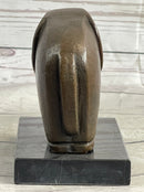 Abstract Elephant Bronze Sculpture Signed Dali on Marble Base