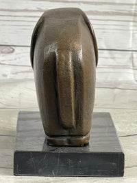 Abstract Elephant Bronze Sculpture Signed Dali on Marble Base