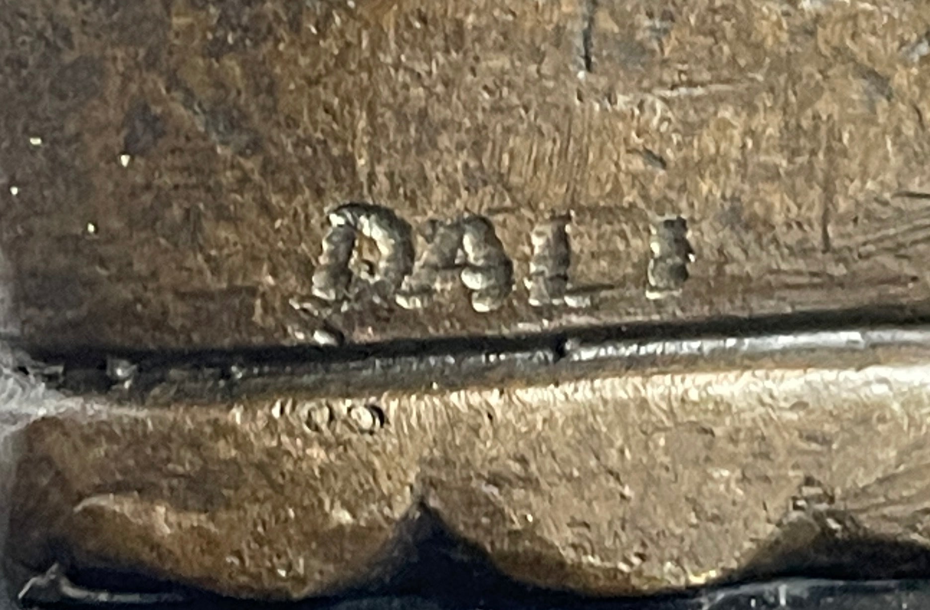 Abstract Elephant Bronze Sculpture Signed Dali on Marble Base