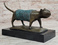 Patina Chubby Cat by Botero Genuine Bronze Sculpture