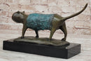 Patina Chubby Cat by Botero Genuine Bronze Sculpture