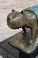 Patina Chubby Cat by Botero Genuine Bronze Sculpture