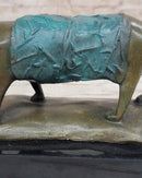 Patina Chubby Cat by Botero Genuine Bronze Sculpture
