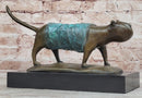 Patina Chubby Cat by Botero Genuine Bronze Sculpture