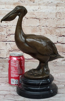 Original Artwork by Milo Stork Bird Real Bronze Sculpture