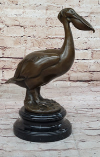 Original Artwork by Milo Stork Bird Real Bronze Sculpture
