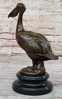 Original Artwork by Milo Stork Bird Real Bronze Sculpture