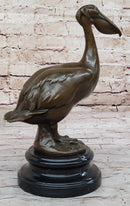 Original Artwork by Milo Stork Bird Real Bronze Sculpture