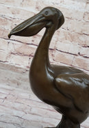 Original Artwork by Milo Stork Bird Real Bronze Sculpture