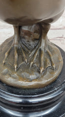 Original Artwork by Milo Stork Bird Real Bronze Sculpture