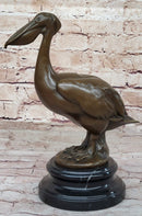 Original Artwork by Milo Stork Bird Real Bronze Sculpture