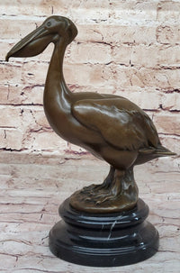 Original Artwork by Milo Stork Bird Real Bronze Sculpture