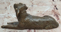 Hand Made Nick Golden Retriever Dog Lover Bronze Sculpture Statue
