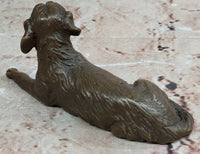 Hand Made Nick Golden Retriever Dog Lover Bronze Sculpture Statue