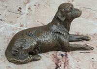 Hand Made Nick Golden Retriever Dog Lover Bronze Sculpture Statue