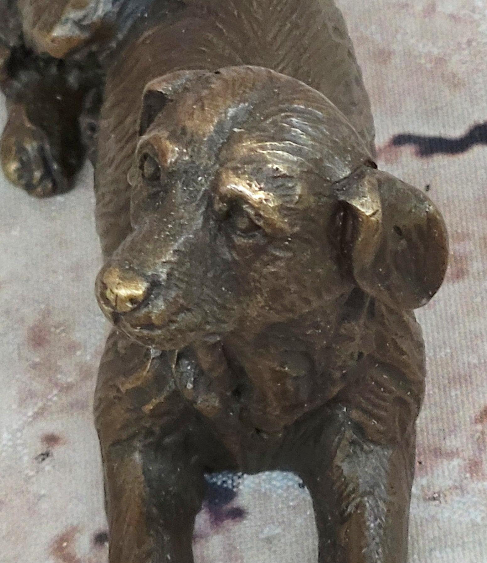 Hand Made Nick Golden Retriever Dog Lover Bronze Sculpture Statue