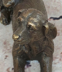 Hand Made Nick Golden Retriever Dog Lover Bronze Sculpture Statue
