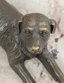 Hand Made Nick Golden Retriever Dog Lover Bronze Sculpture Statue