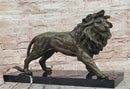 Lion Bronze Sculpture Statue Figure Handmade Art by Antoine Barye